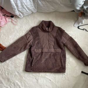 VS Pink fuzzy zip up